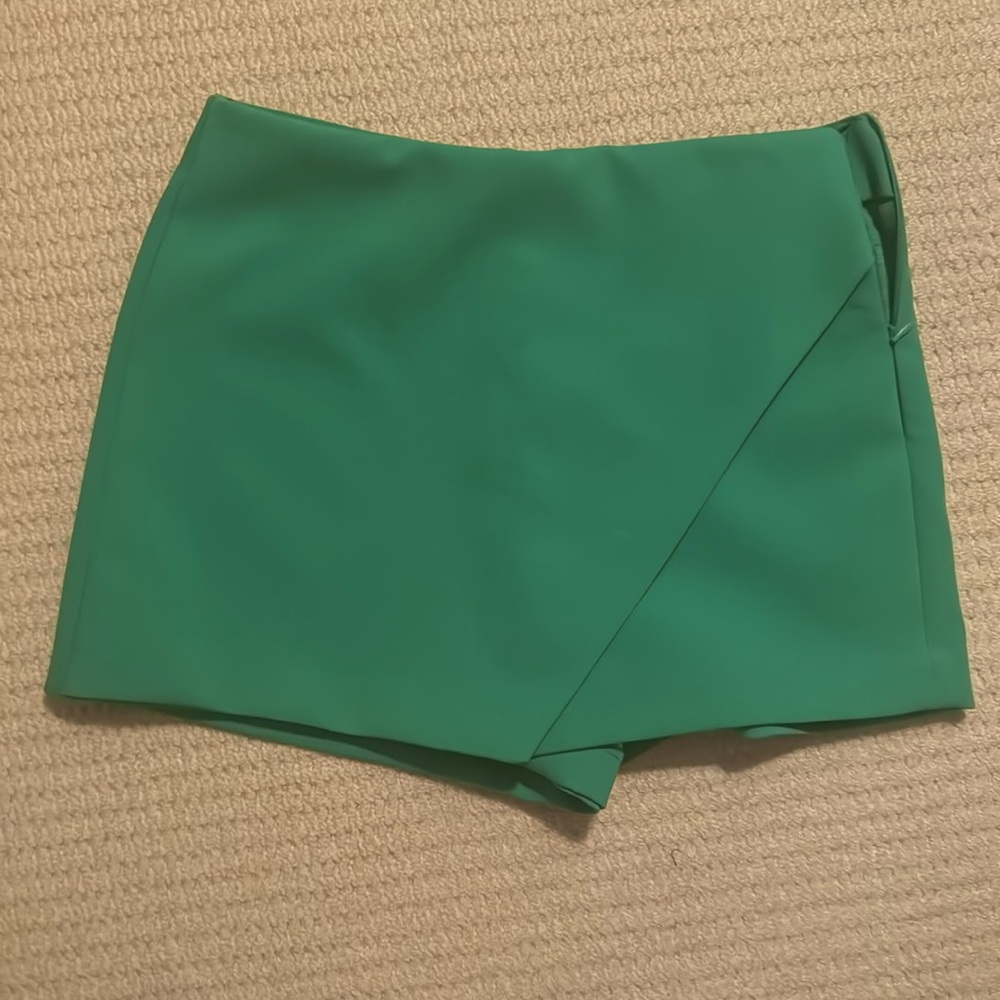 Green skort